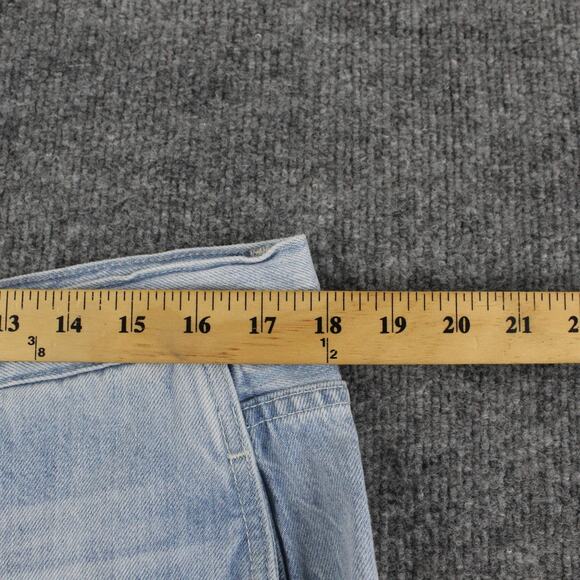 Adriano Goldshmied Jeans Women 32 Mercer Cuffed High Rise Barrel Wide Leg Baggy - Picture 11 of 16